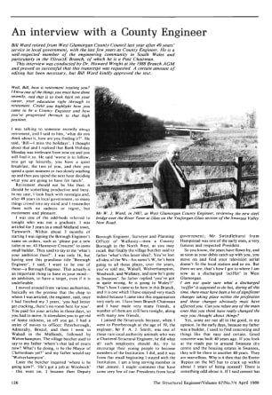 An Interview with a County Engineer