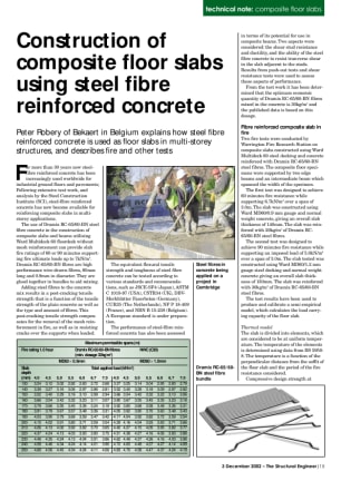 Composite Floor Slabs