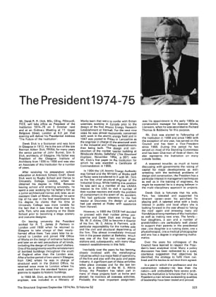 The President 1974-75