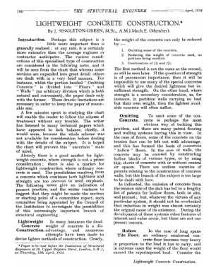 Lightweight Concrete Construction