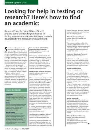 Research update: Looking for help in testing or research? Here’s how to find an academic