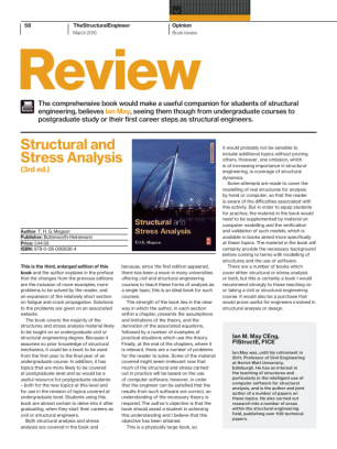 Structural and Stress Analysis (3rd ed.) (book review)