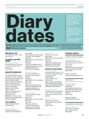 Diary dates (February 2018)