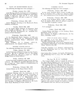 Wales and Monmouthshire Branch