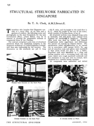 Structural Steelwork Fabricated in Singapore