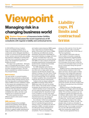 Viewpoint: Managing risk in a changing business world