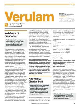 Verulam (readers' letters – November/December 2018)