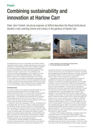 Combining sustainability and innovation at Harlow Carr