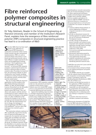 Fibre reinforced polymer composites in structural engineering