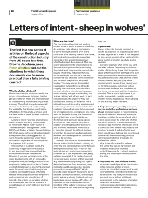 Letters of intent - sheep in wolves’ clothing?