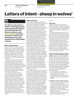Letters of intent – sheep in wolves' clothing?