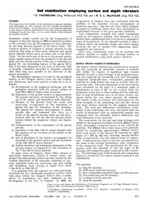 Soil Stabilization Employing Surface and Depth Vibrators