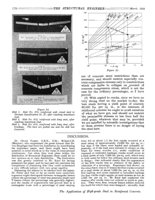 Discussion. The Application of High-Grade Steel in Reinforced Concrete