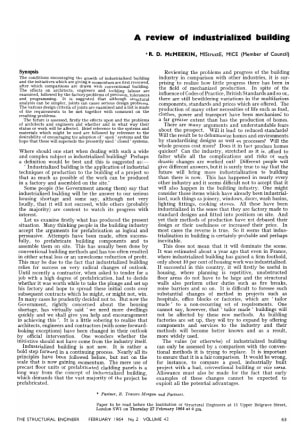 A review of industrialized building