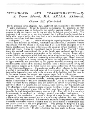 Experiments and Transformations Chapter XII (Conclusion)