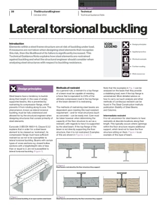 Technical Guidance Note (Level 1, No. 16): Lateral torsional buckling
