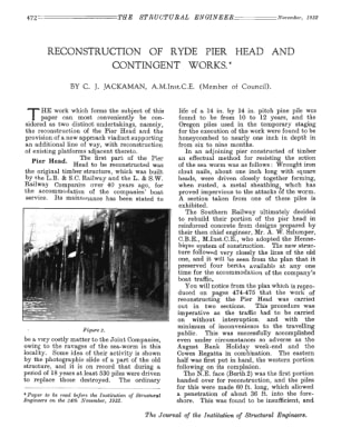 Reconstruction of Ryde Pier Head and Contingent Works
