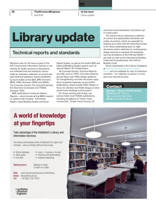 Library update: Technical reports and standards