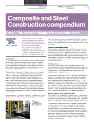 Composite and Steel Construction compendium.  Part 3: The concrete flange of a composite beam