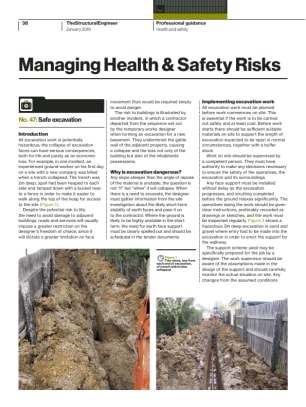 Managing Health & Safety Risks (No. 47): Safe excavation
