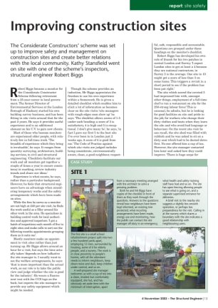 Improving construction sites