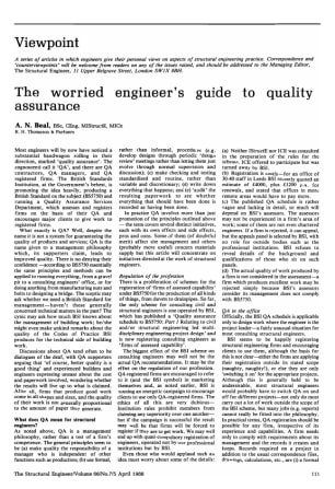 The Worried Engineer's Guide to Quality Assurance