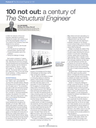 100 not out: a century of The Structural Engineer
