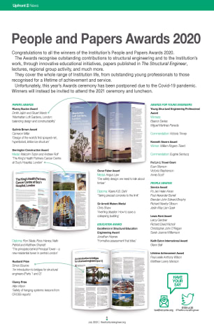 People and Papers Awards 2020: winners and commendations