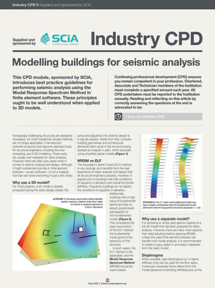 Industry CPD: Modelling buildings for seismic analysis