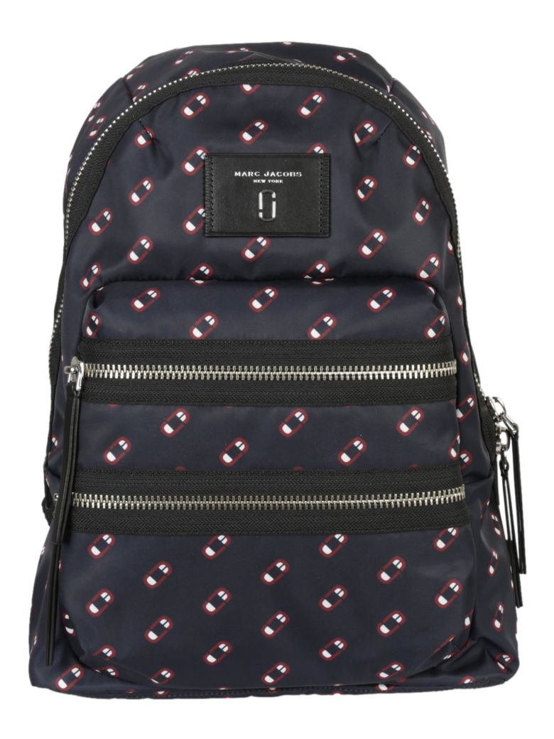 Marc Jacobs Monogram Backpack In Navy Multi | ModeSens