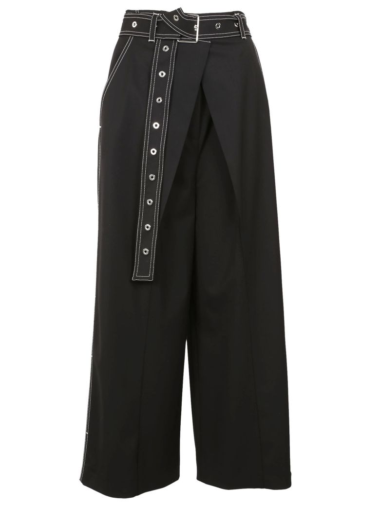 PROENZA SCHOULER Cropped Trousers in Black | ModeSens