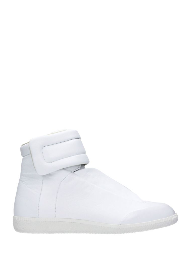MAISON MARGIELA Future Soft Leather High Top Sneakers, White | ModeSens
