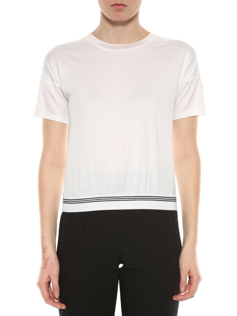 MONCLER T-Shirt in Bianco | ModeSens