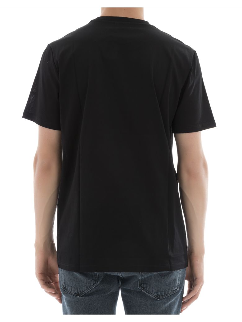 LANVIN Spider-Print Cotton-Jersey T-Shirt in Black | ModeSens