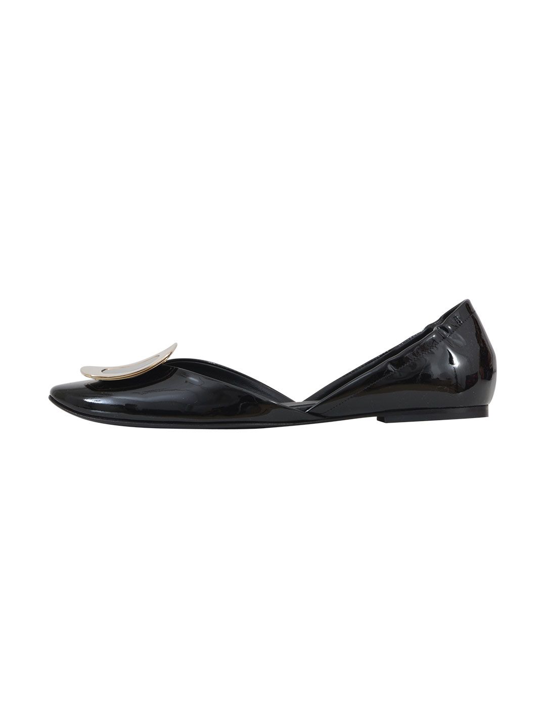 roger vivier chips flats
