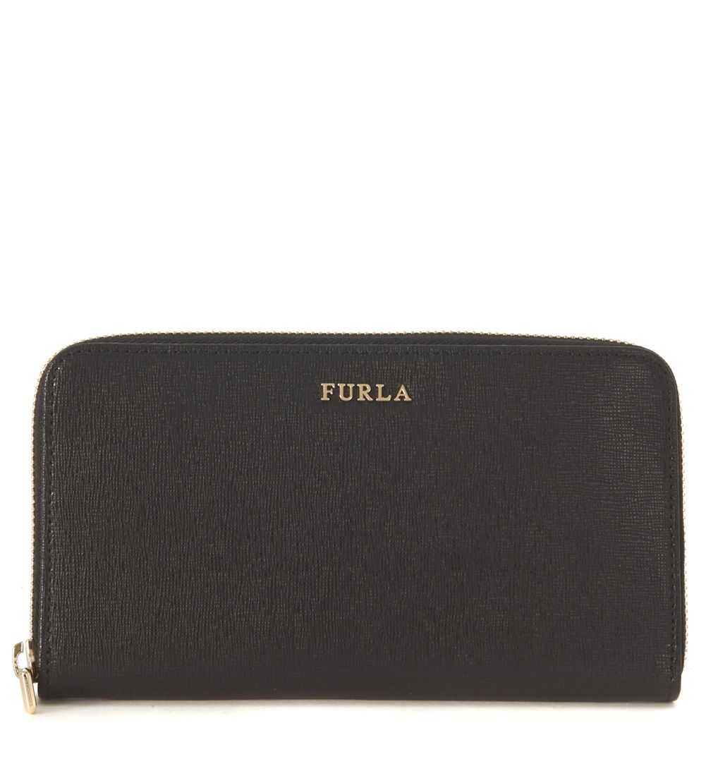 Furla - Furla Babylon Black Saffiano Leather Wallet - NERO, Women's ...