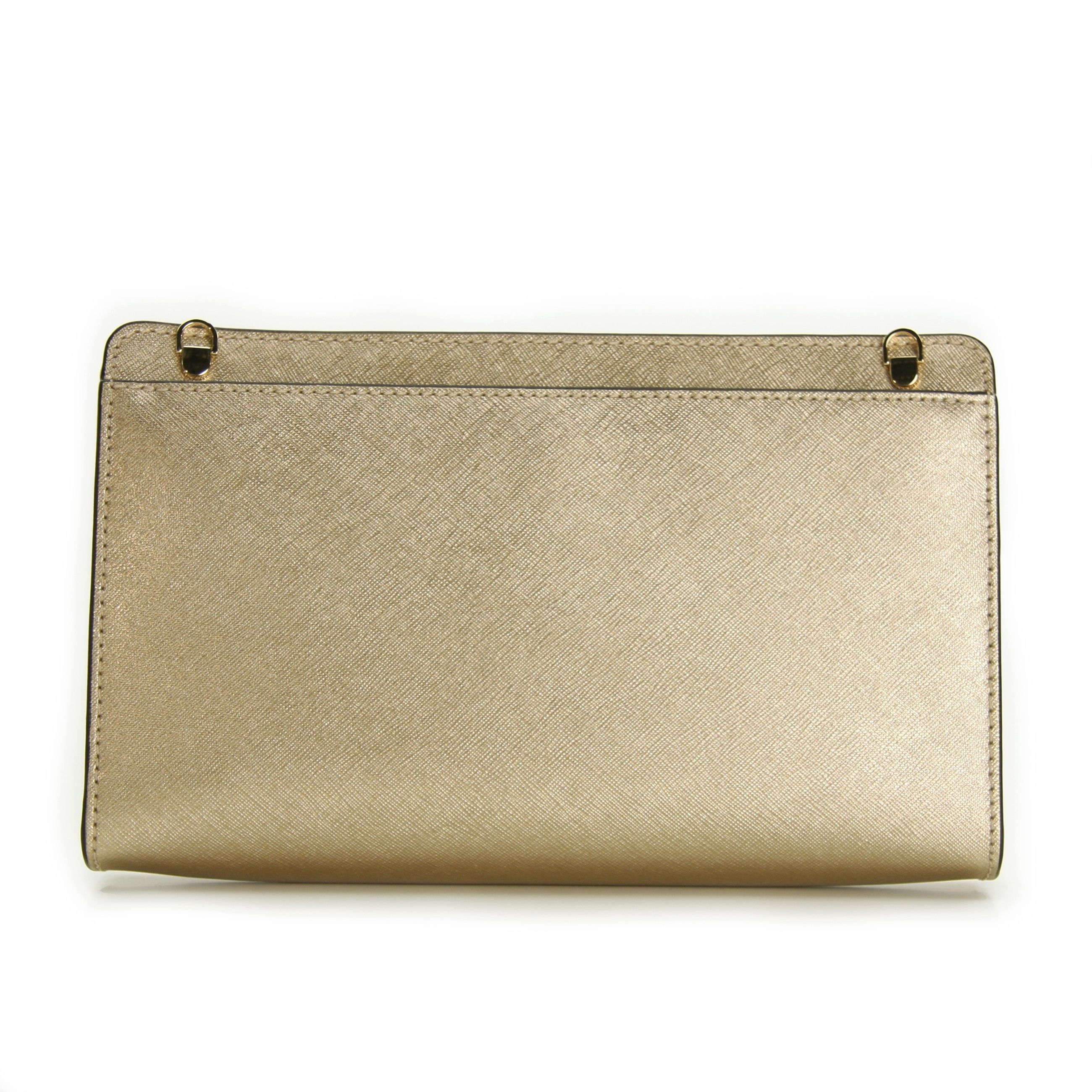 michael kors gold clutch