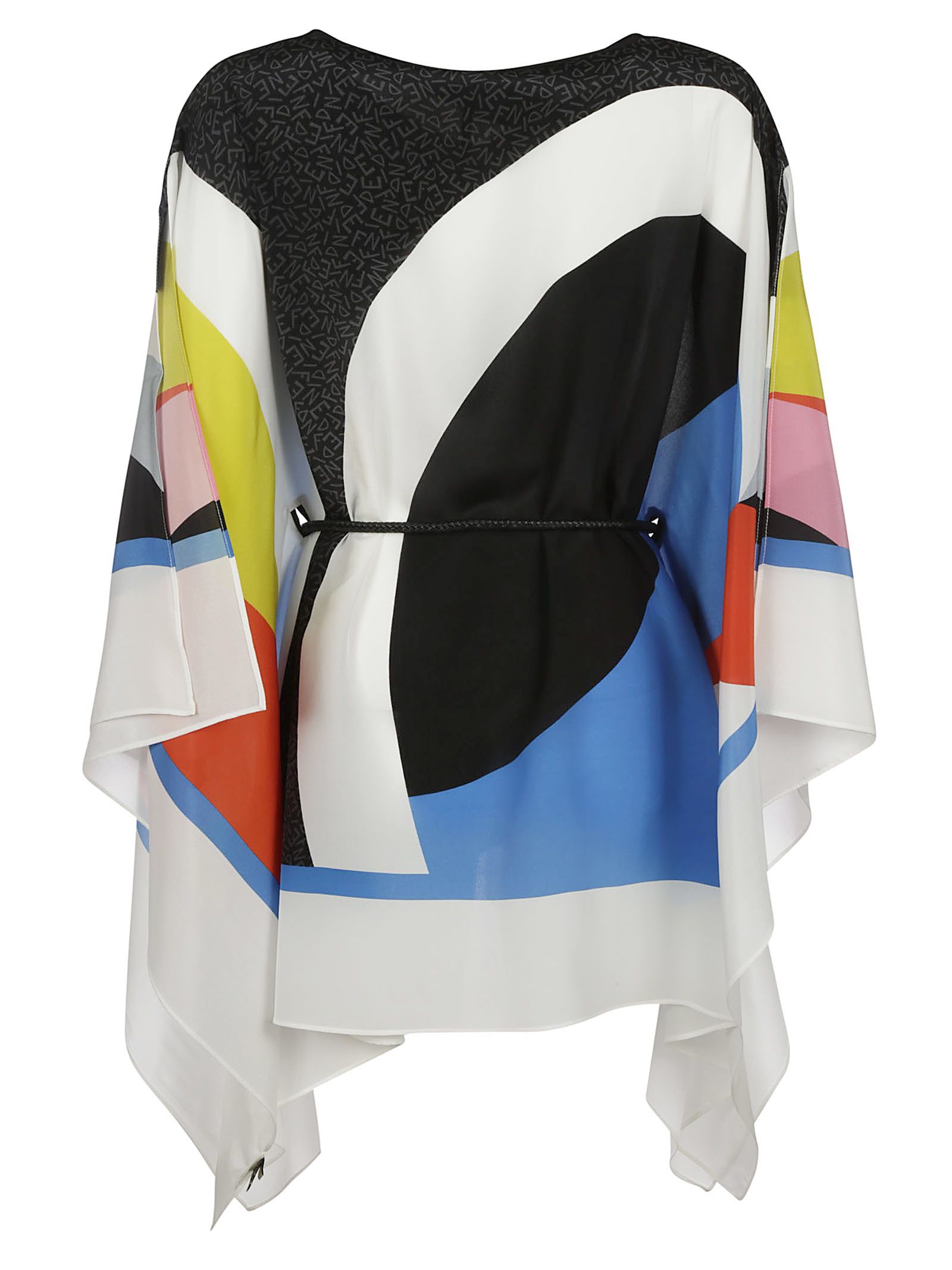 Fendi - Fendi Silk Kaftan - Multicolor, Women's Tunics | Italist