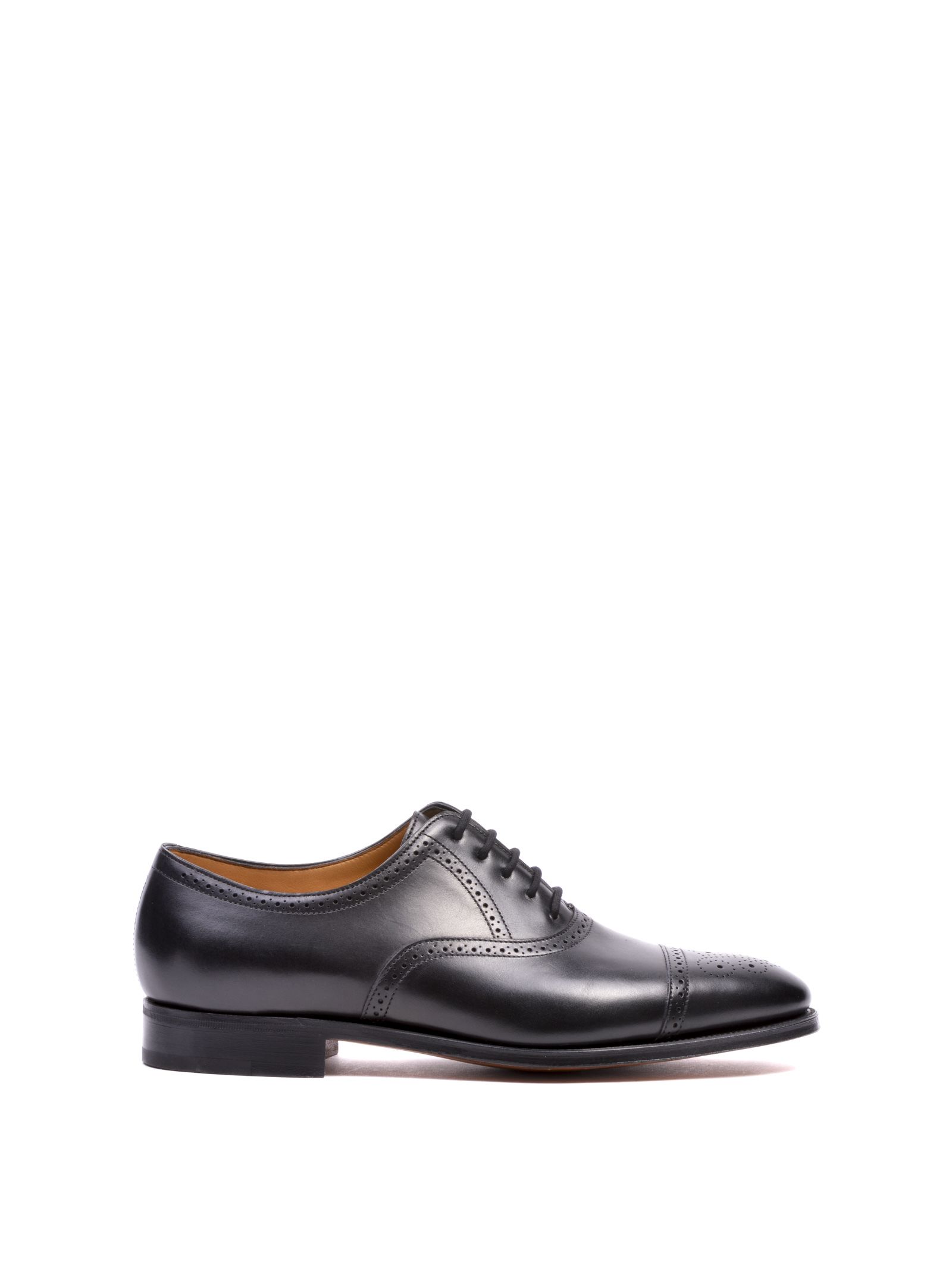John Lobb - John Lobb Saunton Oxford Shoes - Black Calf, Men's Laced ...