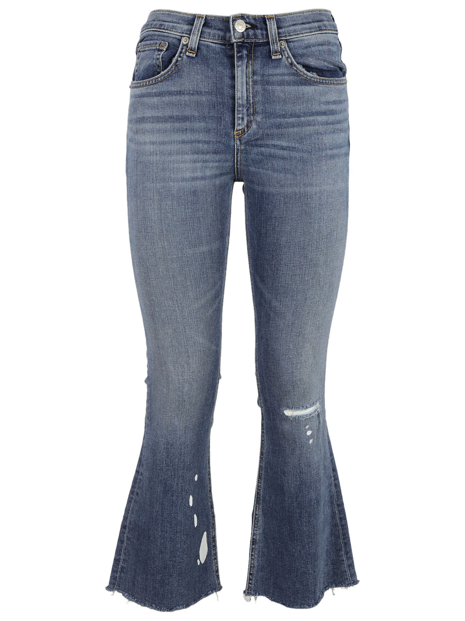 Rag & Bone - Rag & Bone Crop Flare Jeans - Maybrook, Women's Jeans