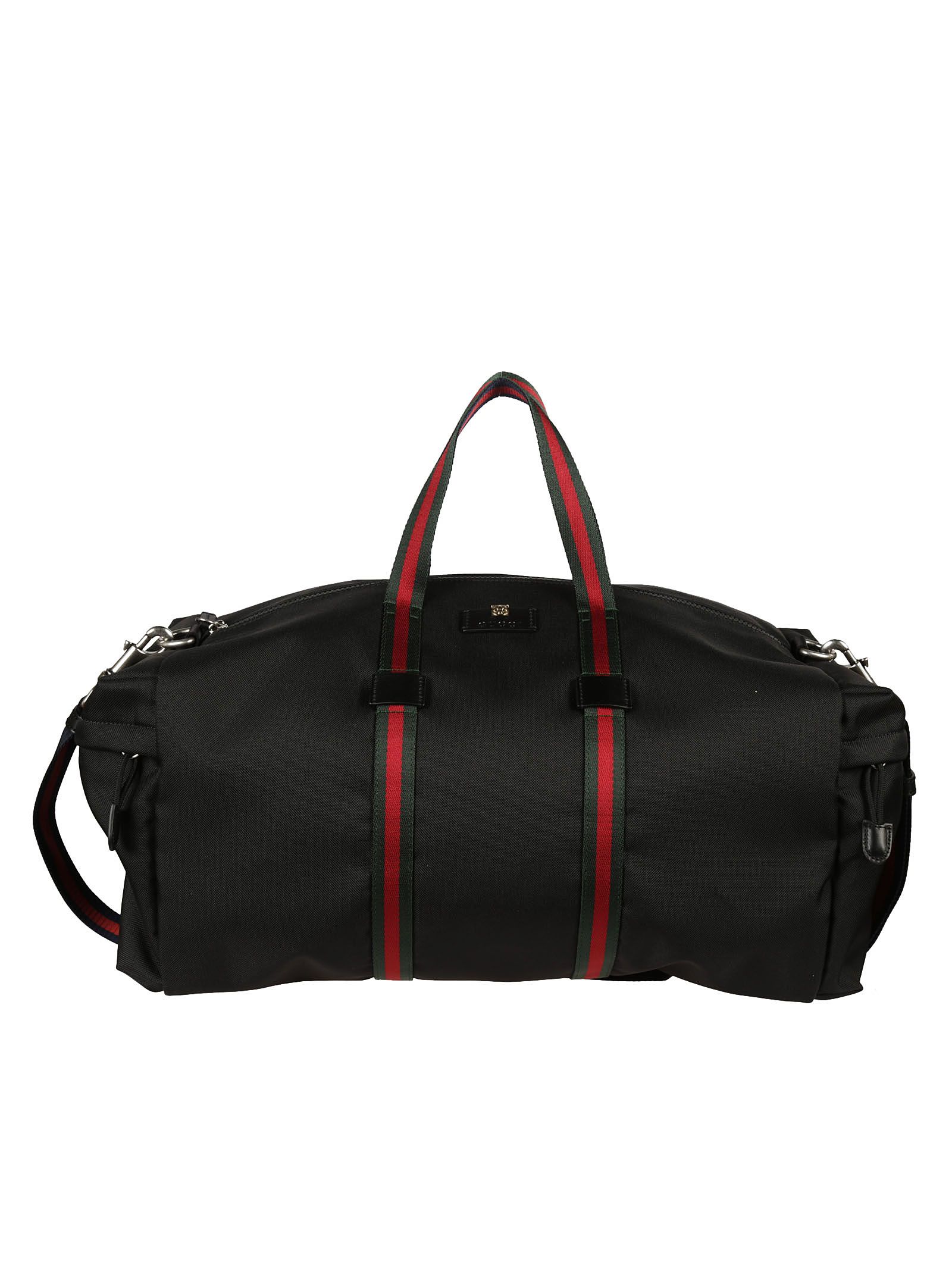 Gucci - Gucci Technical Canvas Duffle Bag - Black, Men's Luggage | Italist