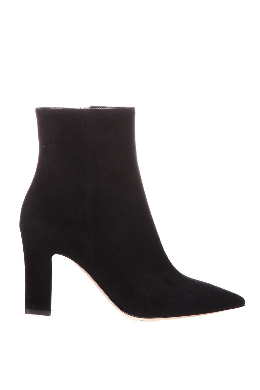 GIANVITO ROSSI 105 SUEDE ANKLE BOOTS, BLACK | ModeSens
