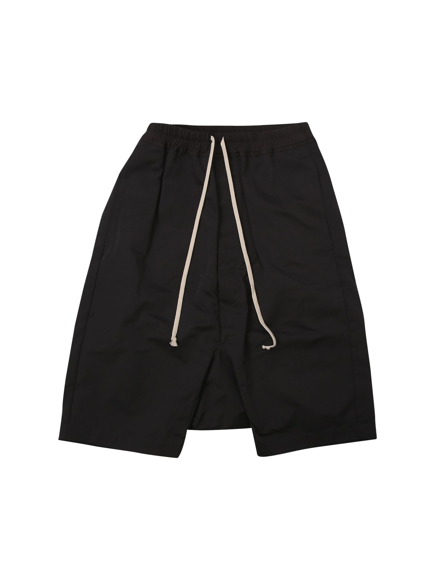 Rick Owens Low Crotch Cotton Shorts In Black | ModeSens