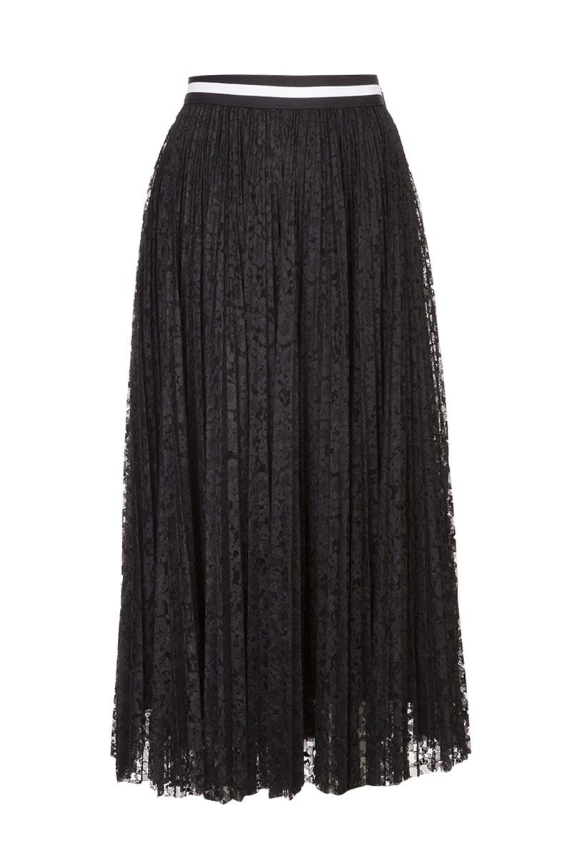 MSGM Black Poliamide Skirt | ModeSens