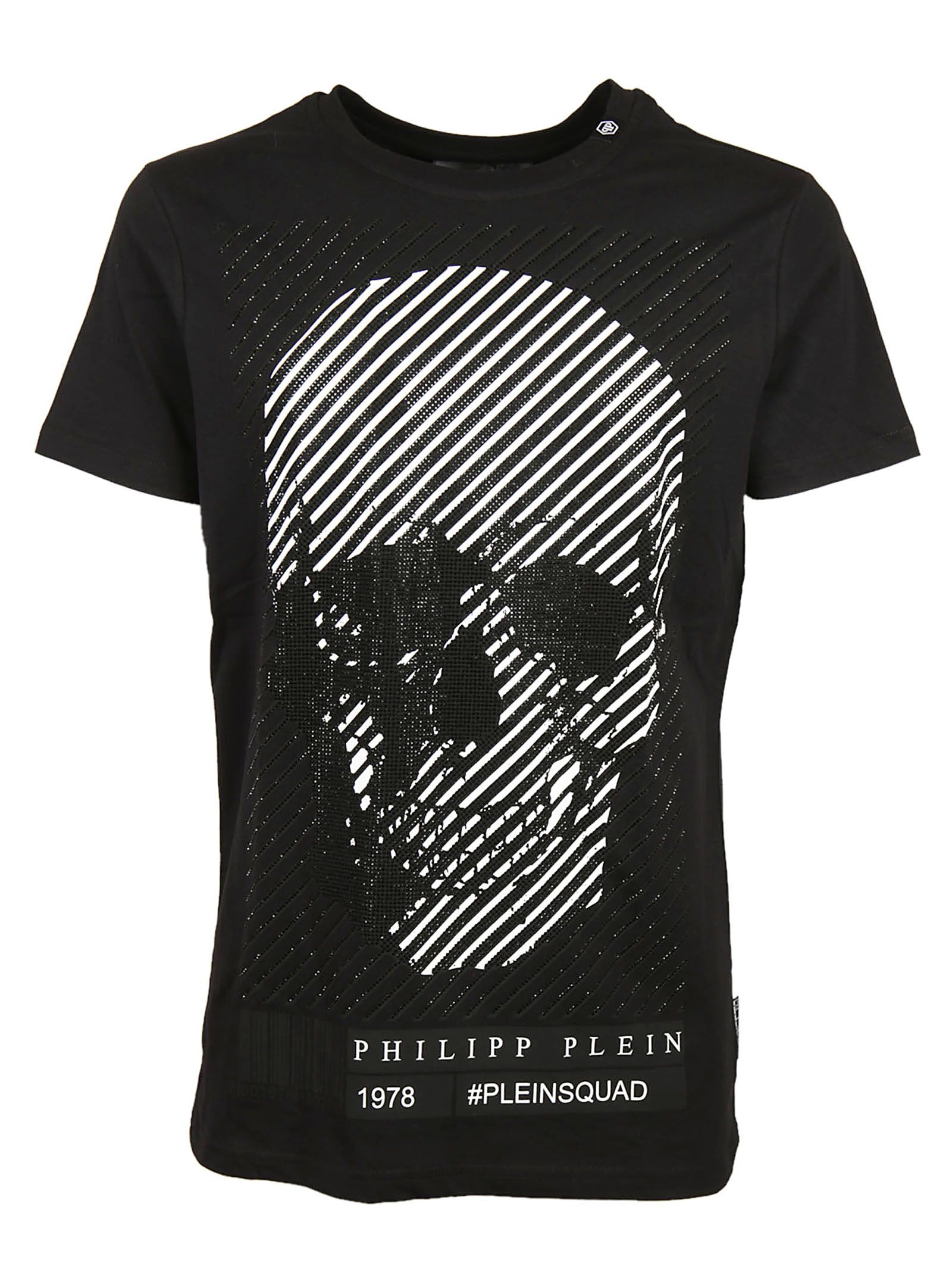 Philipp Plein - Philipp Plein Skull T-shirt - Black, Men's Topwear ...