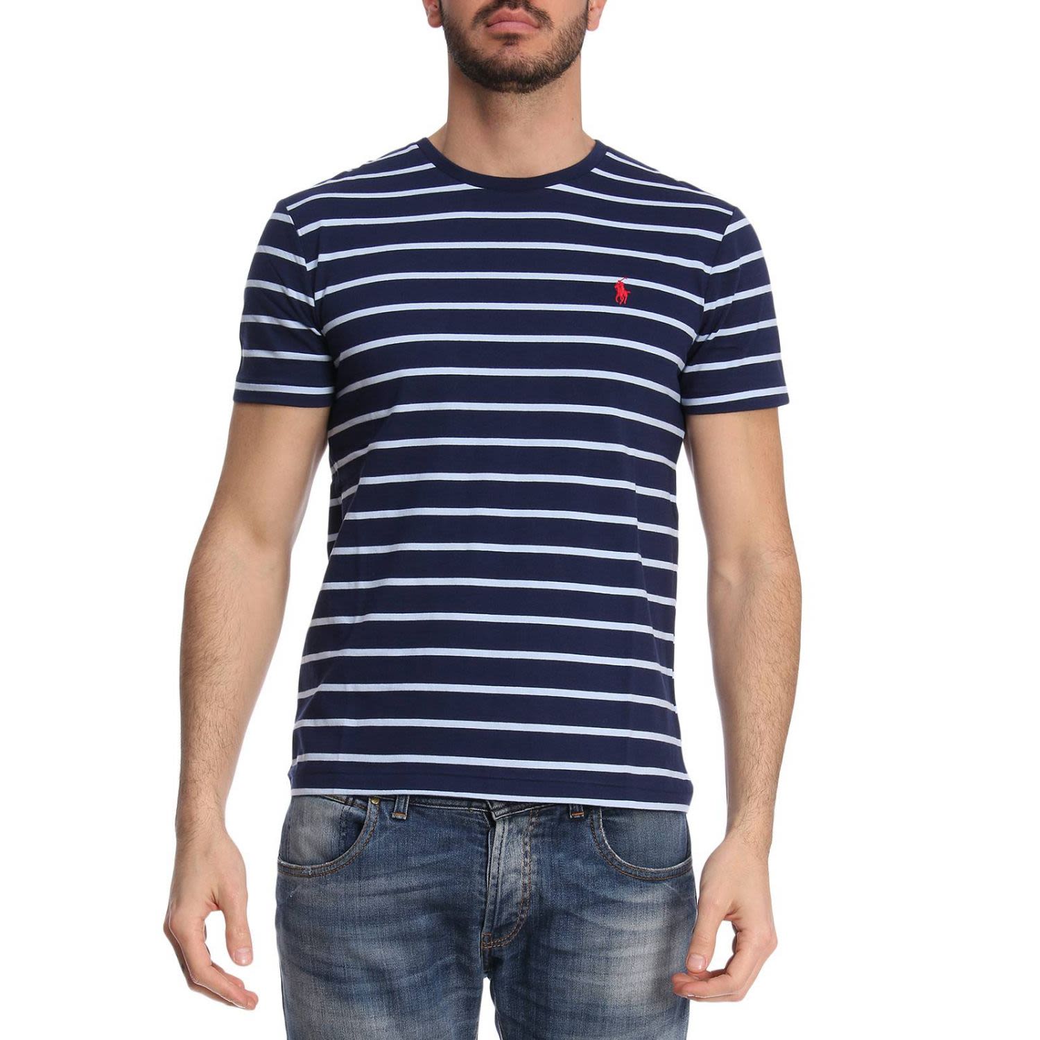 polo ralph lauren t-shirt t-shirt men in blue