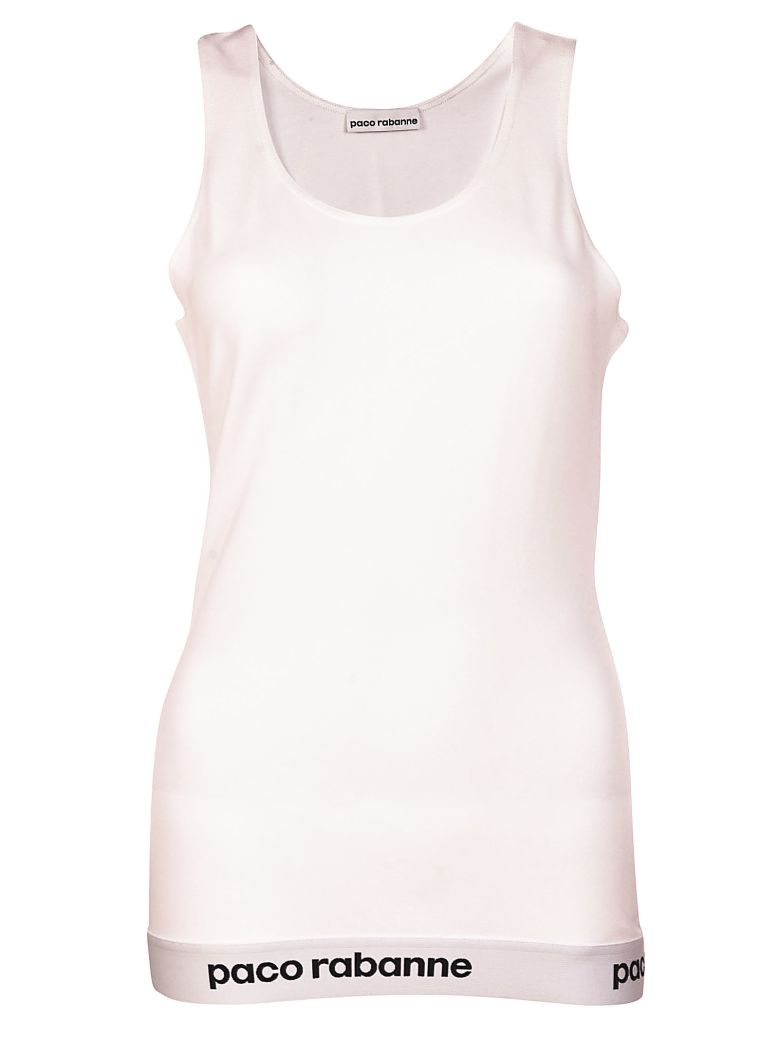 PACO RABANNE FITTED TANK TOP,10581196