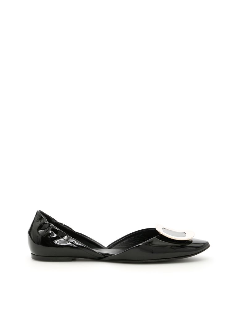 roger vivier chips ballerina flats