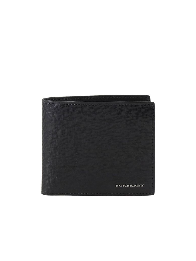 Burberry London Leather International Bifold Coin Wallet In Black ...