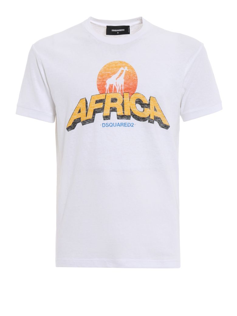 DSQUARED2 AFRICA T-SHIRT,10609640